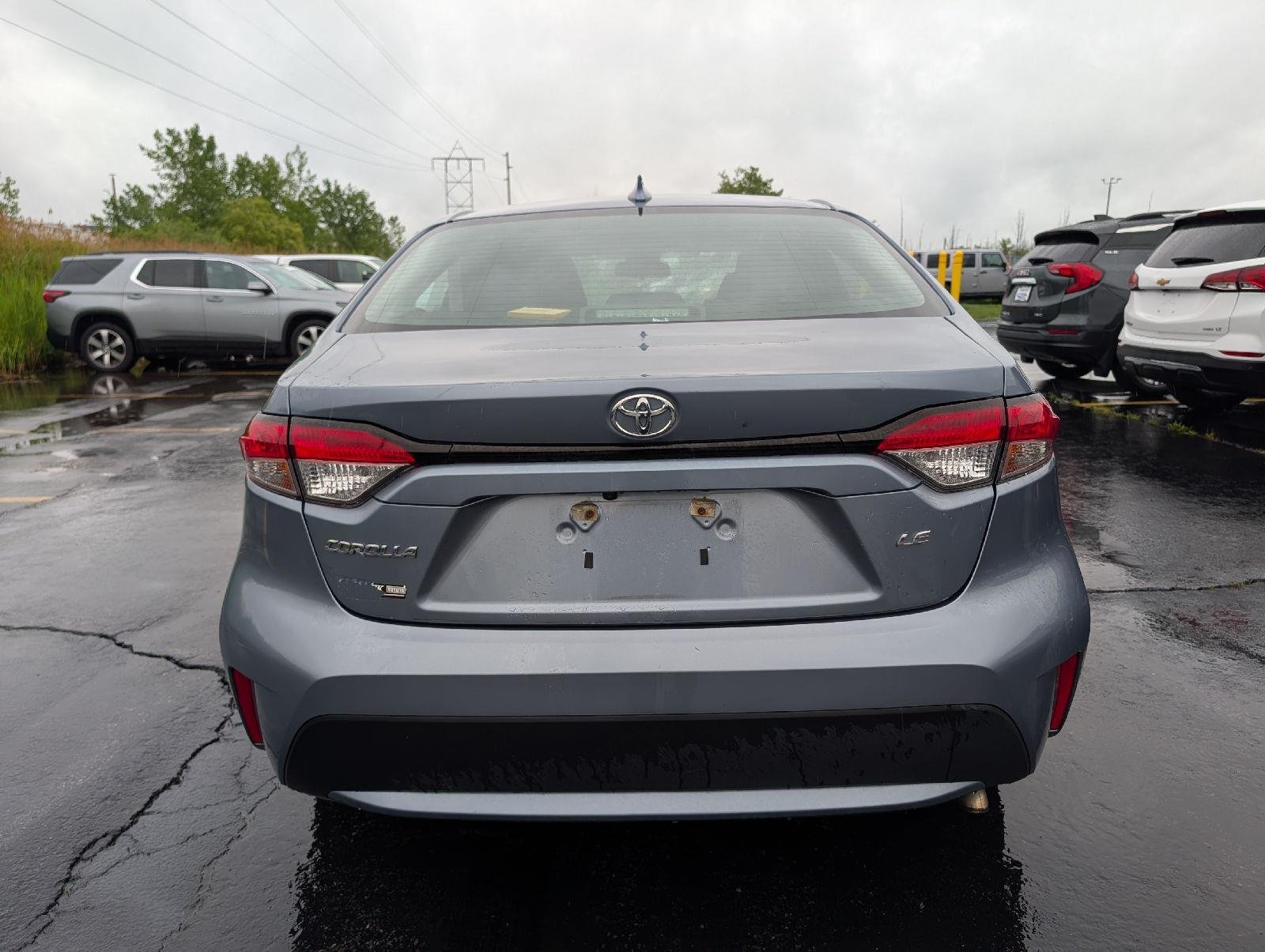 Used 2022 Celestite Gray Metallic Toyota LE image 6