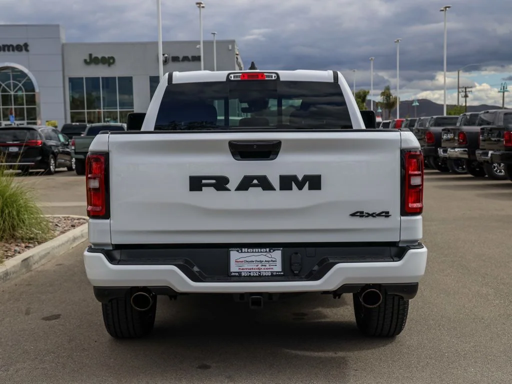 New 2026 Bright White Clear-Coat Exterior Paint RAM Black Express image 4