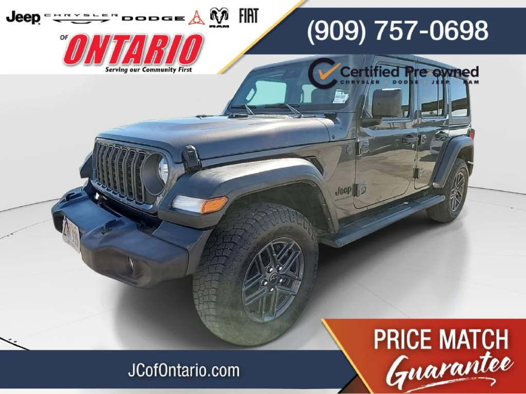 Used 2024 Gray Jeep Sport S image 1