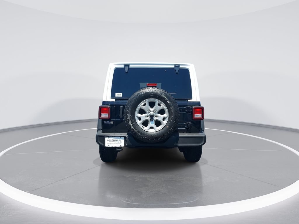 Used 2021 Black Jeep Unlimited Sport image 7