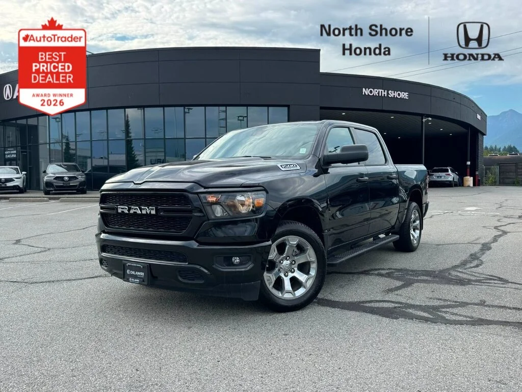 Used 2024 Diamond Black Crystal Pearl Ram Tradesman 4x4 Crew Cab 5