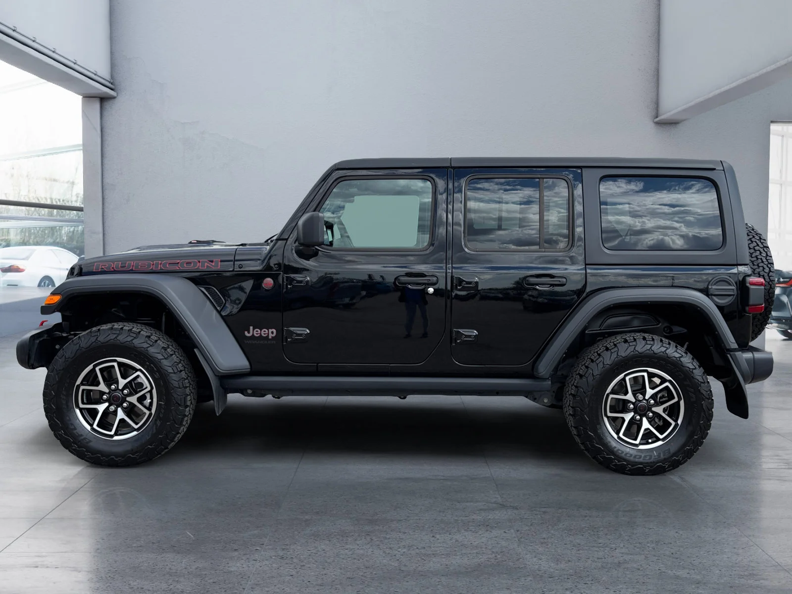 New 2025 Black Jeep Rubicon image 2