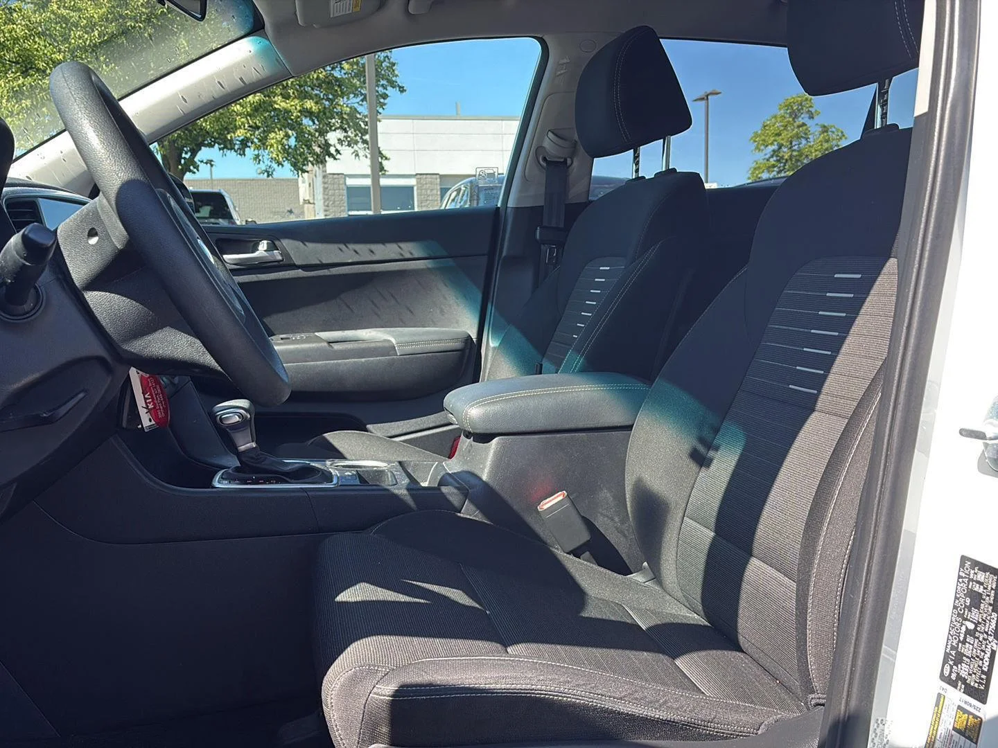 Used 2020 Clear White Kia LX image 5