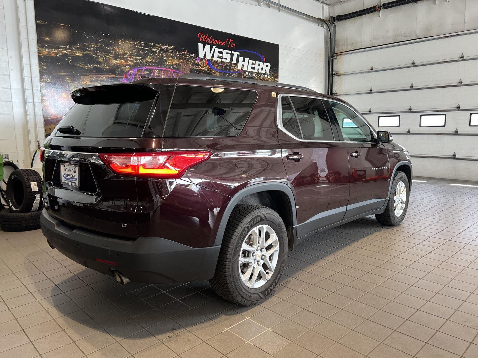 Used 2021 Black Cherry Metallic Chevrolet LT Leather image 7