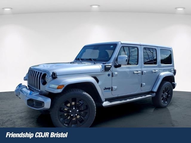 Used 2021 Silver Jeep Unlimited Sahara 4xe image 1