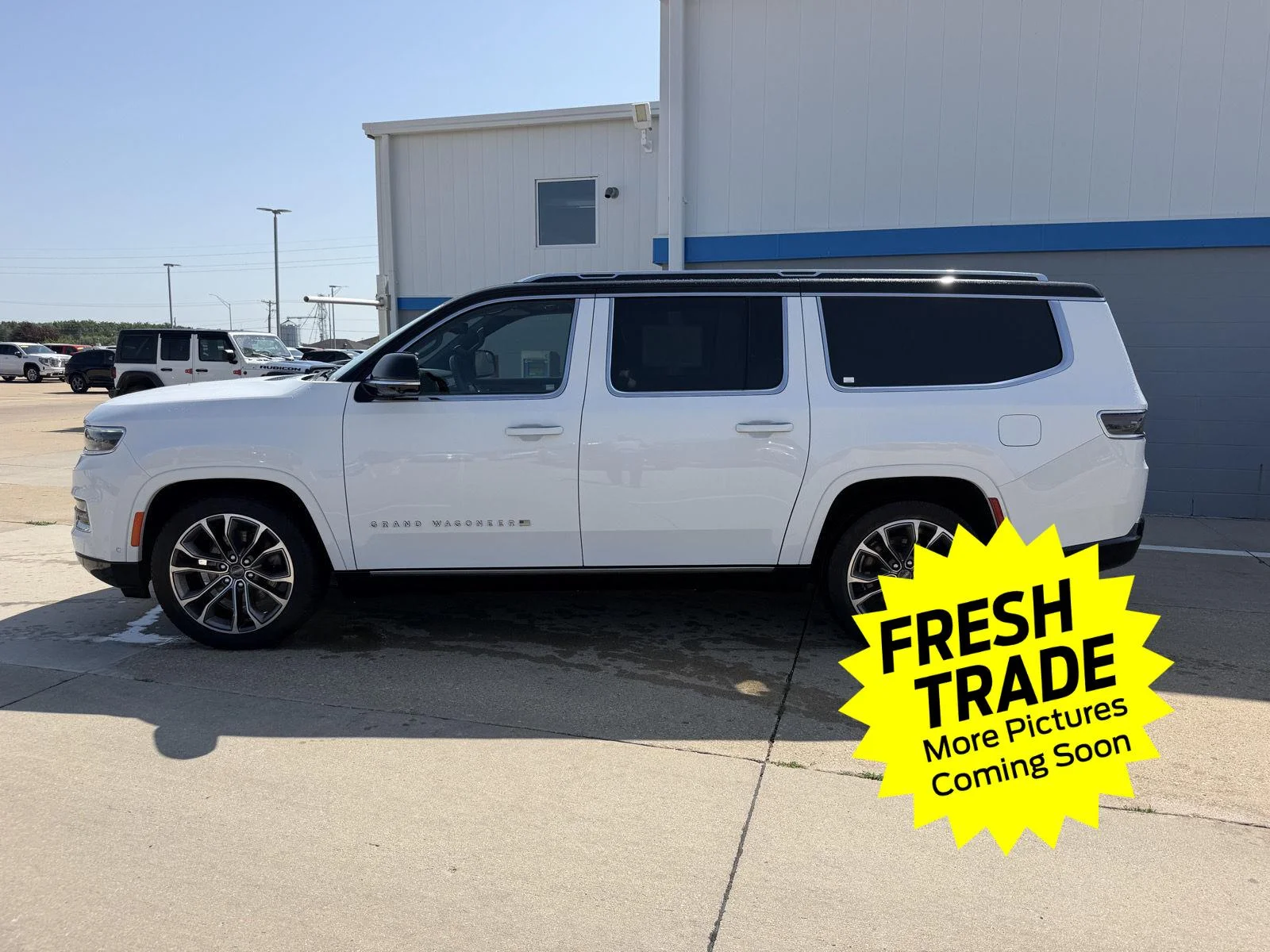Used 2024 Bright White Clearcoat Jeep Series III image 4