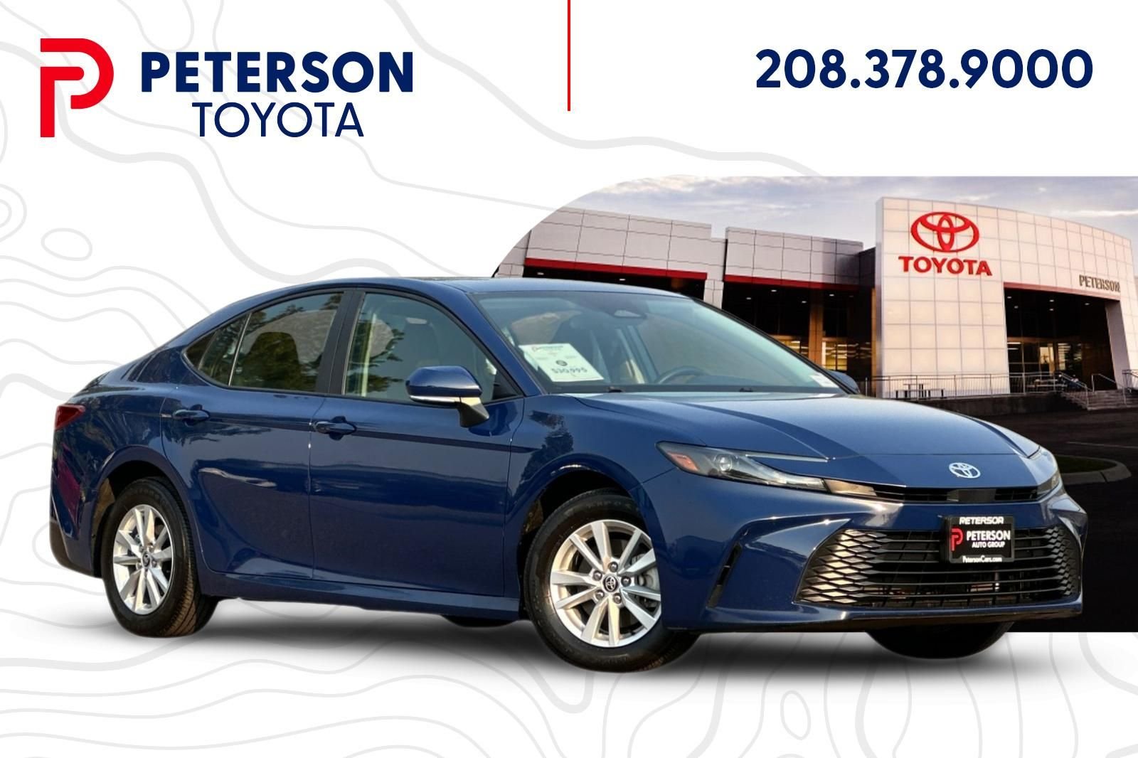 Used 2025 Blue Toyota LE image 1