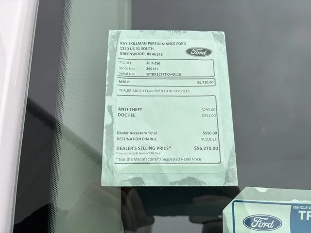 New 2026 Oxford White Ford Cargo Van image 2
