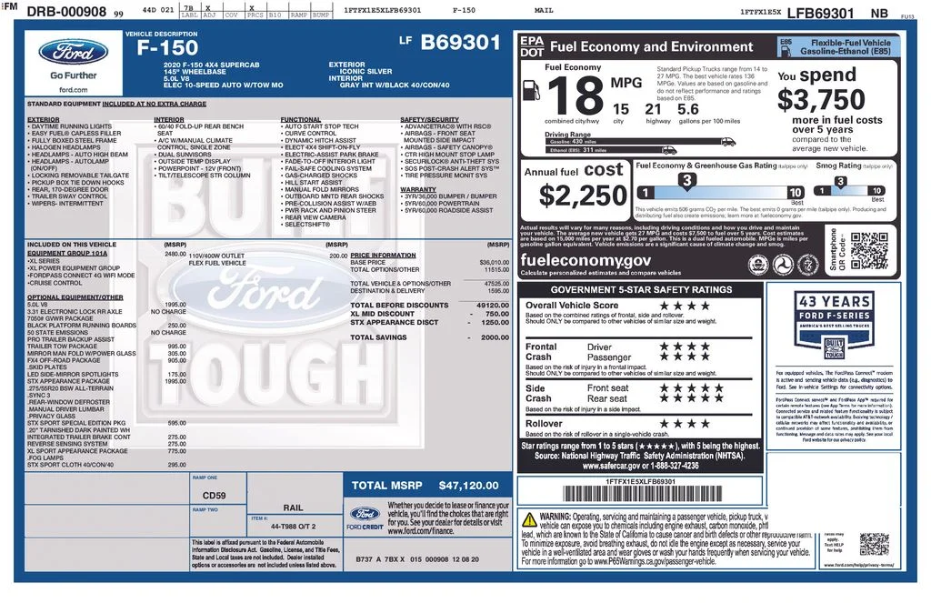 Used 2020 Silver Ford XL image 31