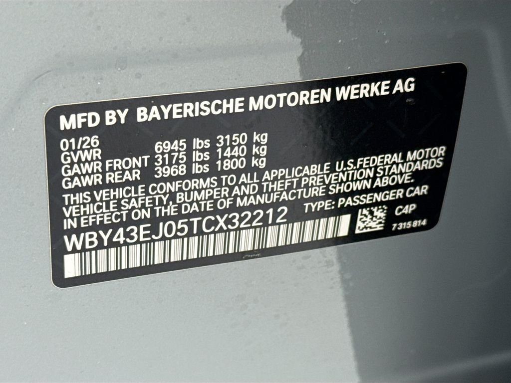 Used 2026 Gray Metallic BMW eDrive50 image 35