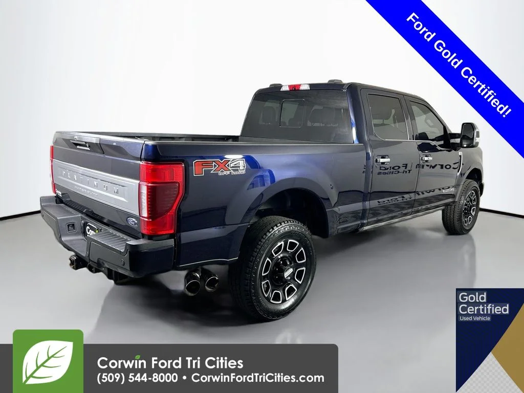 Certified Used 2021 Antimatter Blue Metallic Ford Platinum image 14
