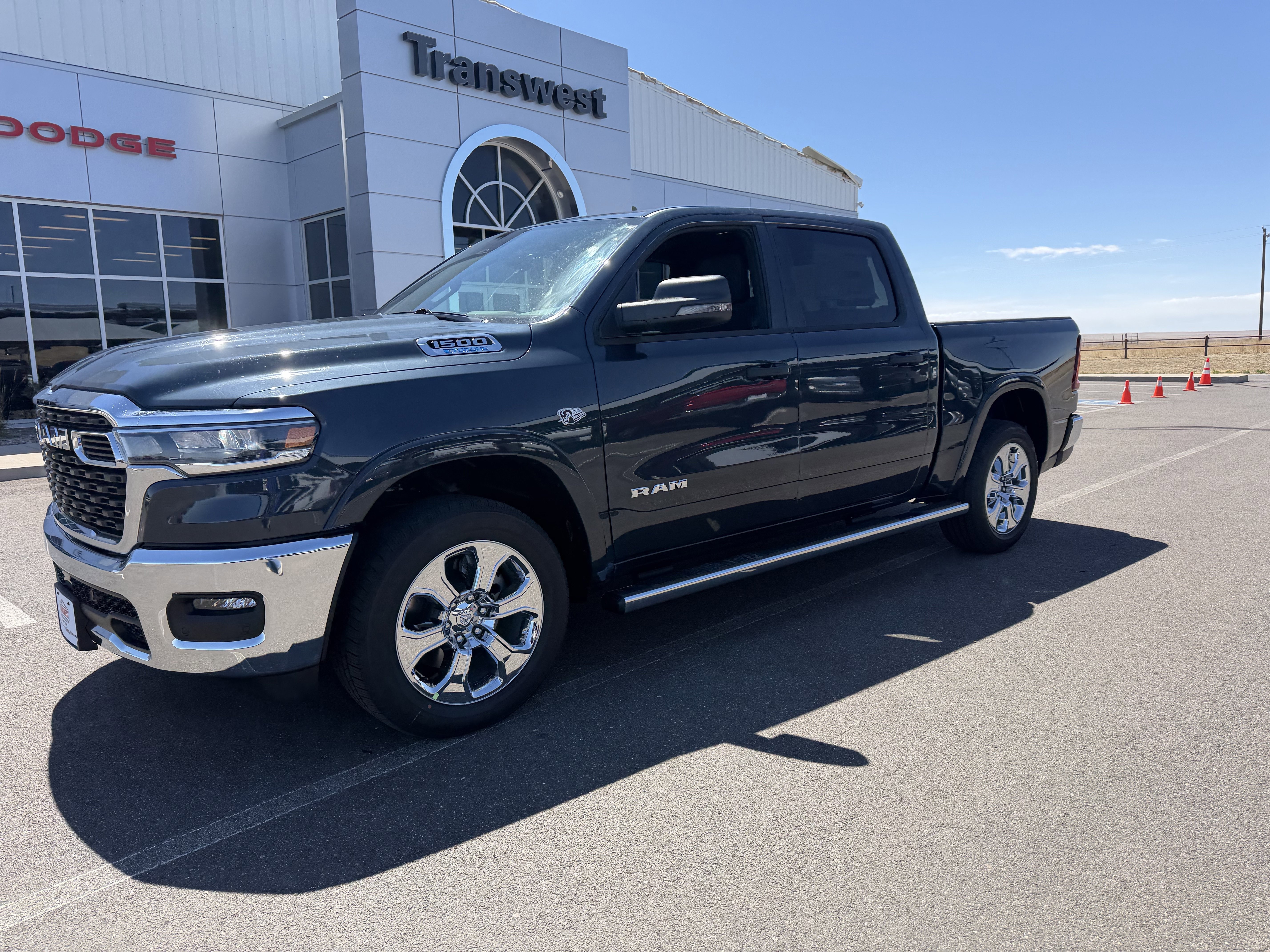 New 2026 Forged Blue Metallic Exterior Paint RAM Big Horn image 2