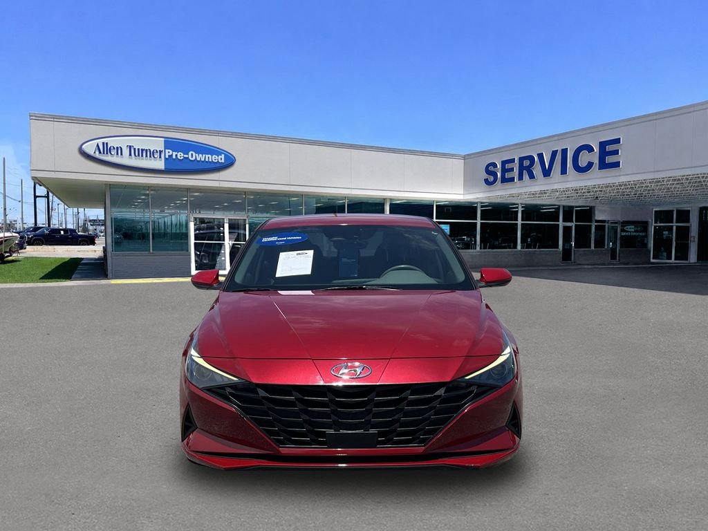 Used 2023 Scarlet Red Pearl Hyundai SEL image 3