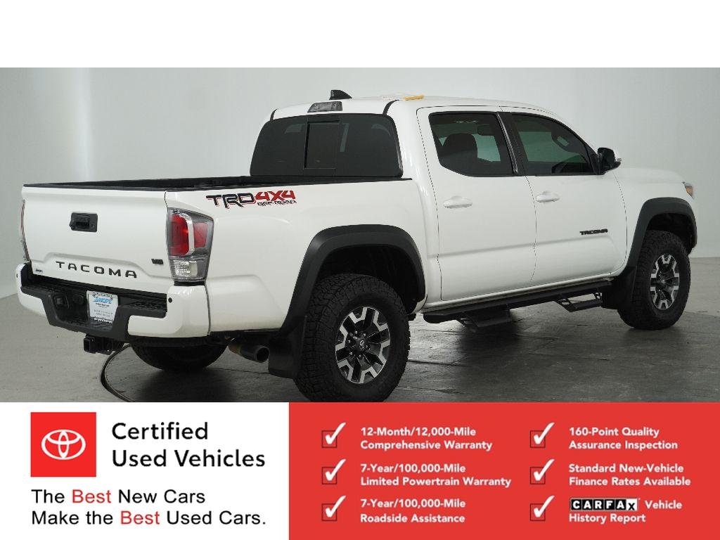 Certified Used 2021 Super White Toyota TRD Off Road image 3