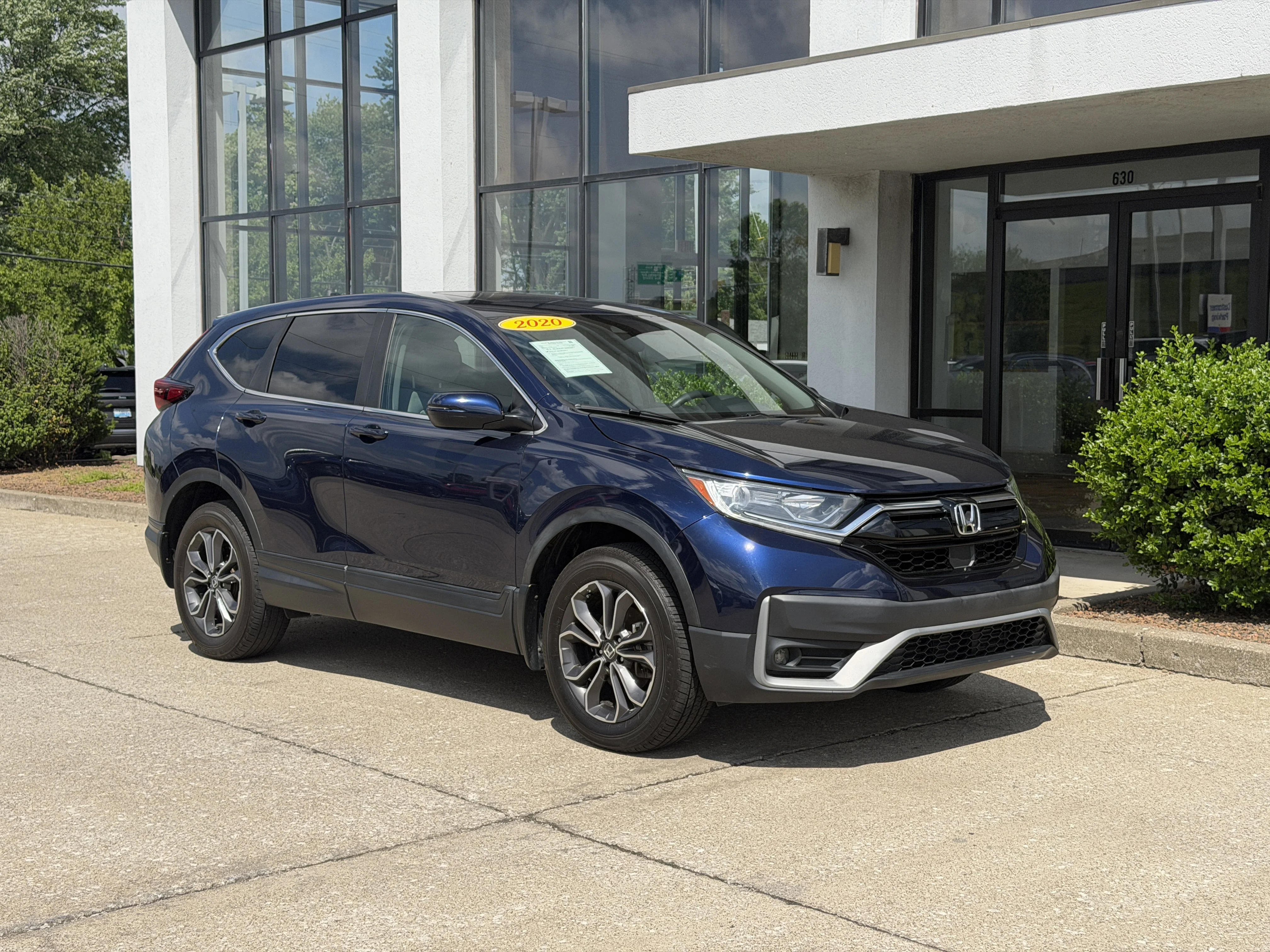 Used 2020 Honda CR-V EX with VIN 2HKRW2H52LH609969 for sale in Jeffersonville, IN