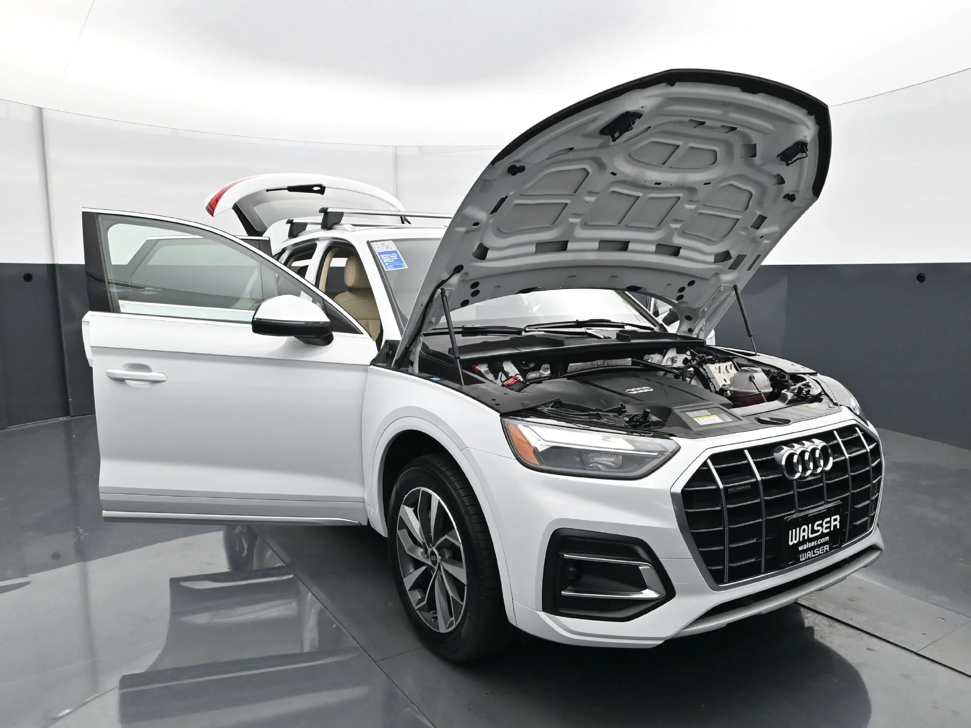 Used 2021 Glacier White Metallic Audi 45 Premium Plus image 37
