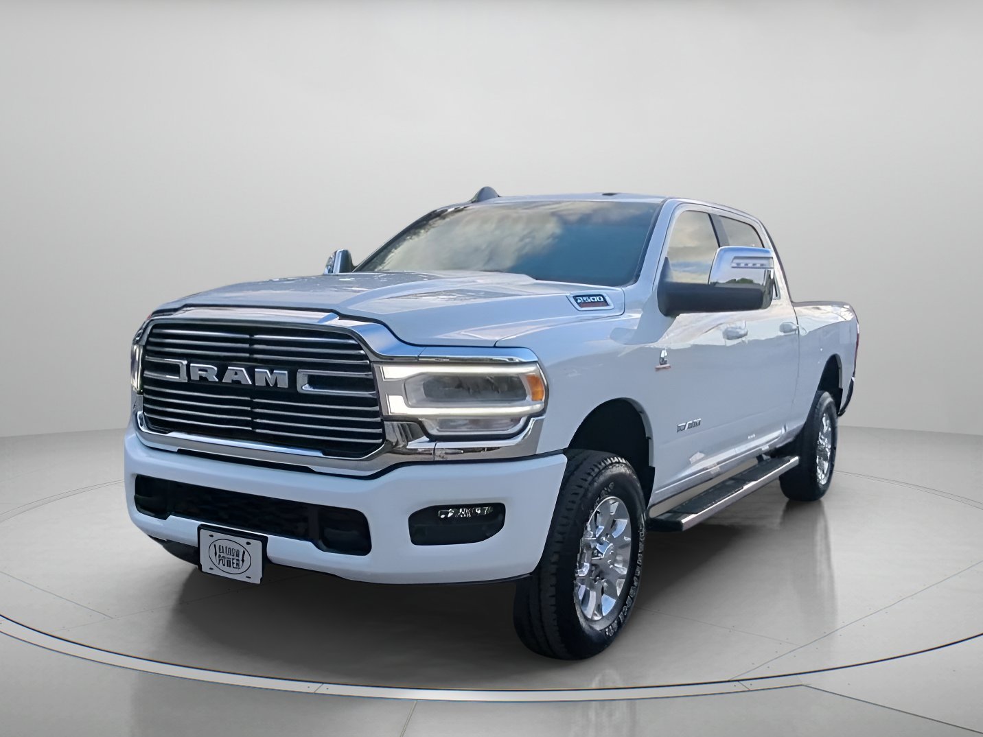 Certified Used 2024 Bright White Clearcoat Ram Laramie Crew Cab Pickup image 9