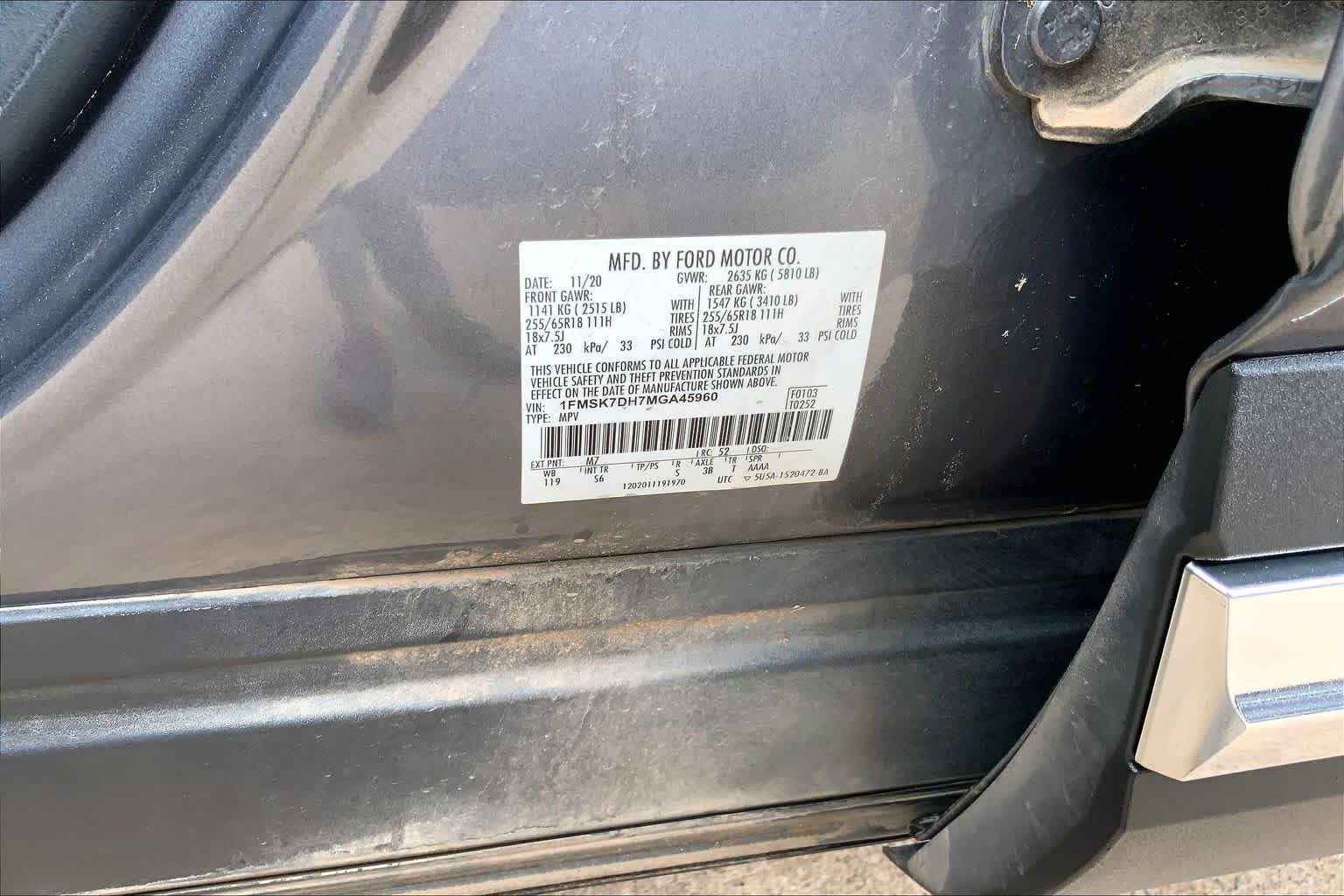 Used 2021 Carbonized Gray Metallic Ford XLT image 33