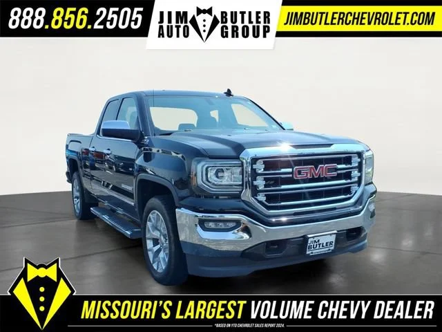 Used 2017 ONYX BLACK GMC SLT image 24