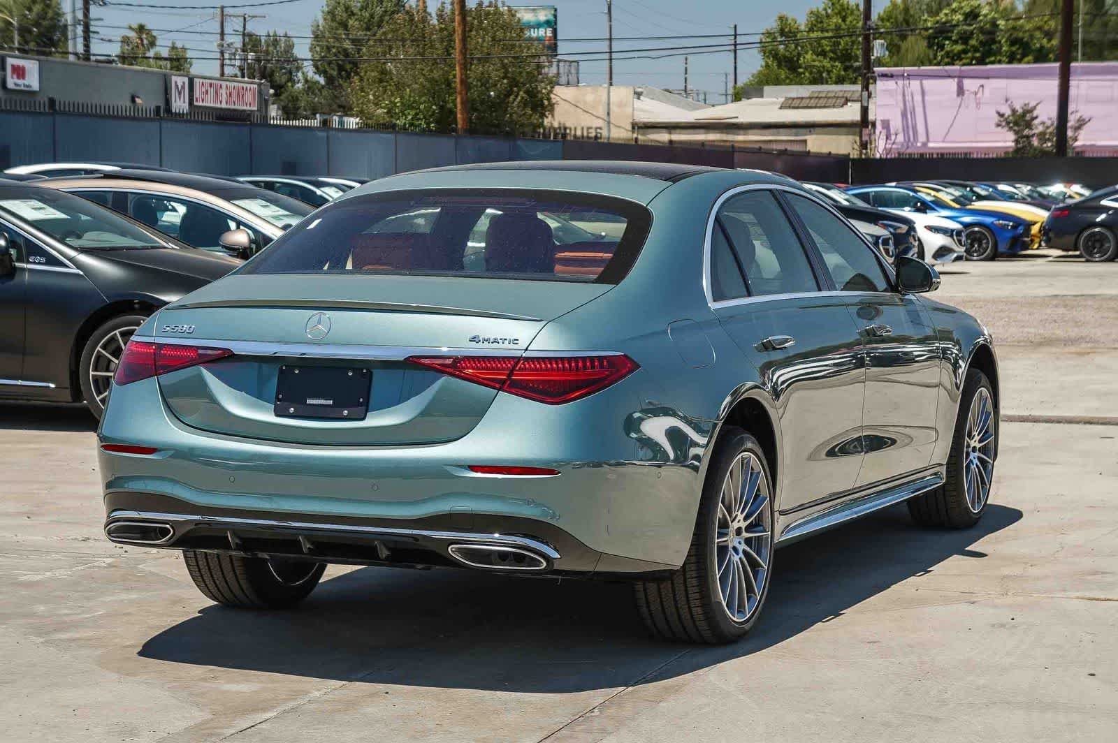 New 2026 Verde Silver Metallic Mercedes-Benz S 580 image 4