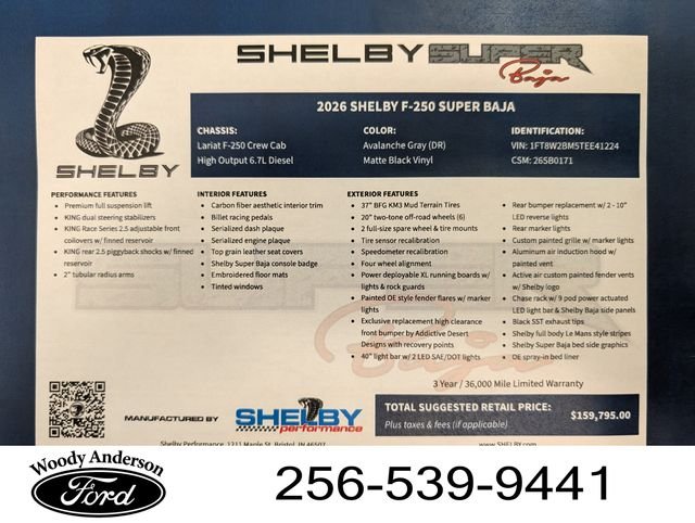 New 2026 Avalanche Ford Lariat Shelby Super Baja image 20