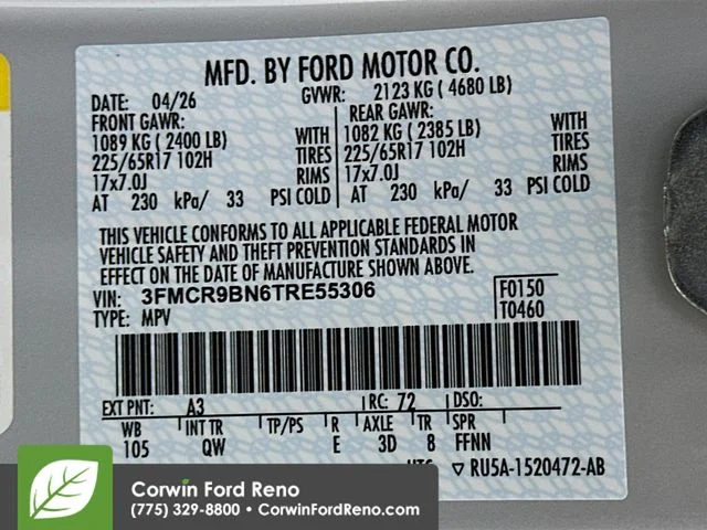 New 2026 Space White Metallic Ford Big Bend image 31