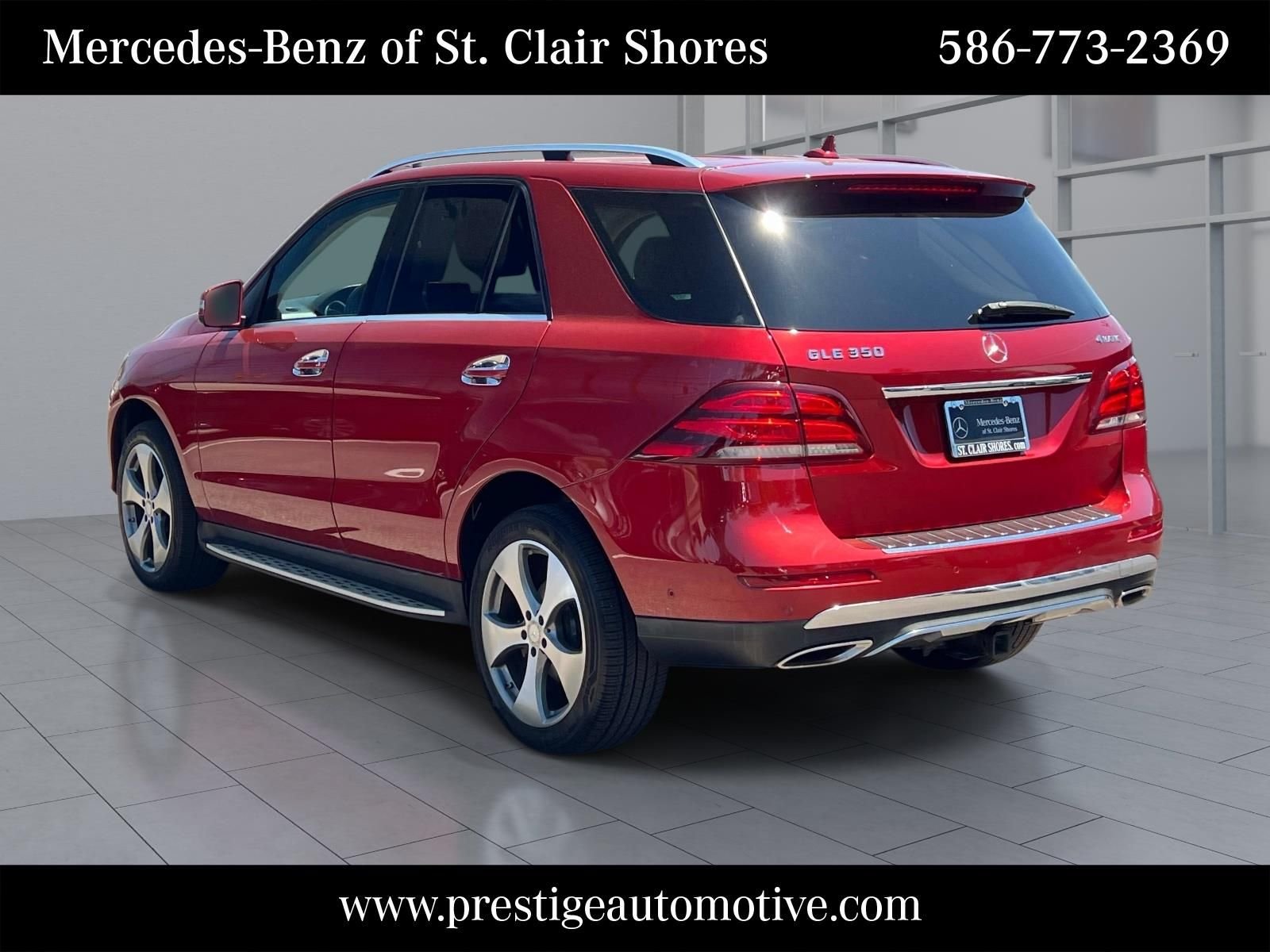 Used 2016 Red Mercedes-Benz GLE 350 image 3