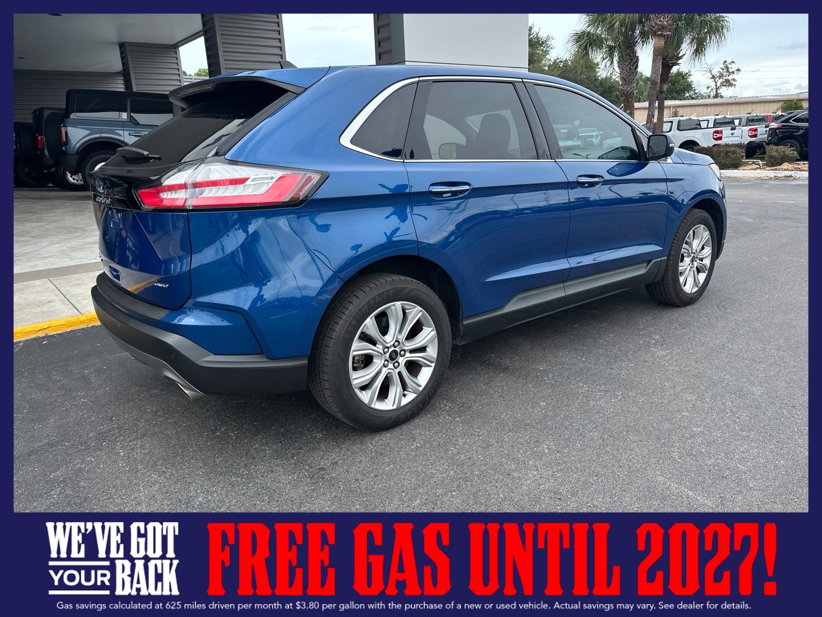 New 2023 Blue Ford Titanium image 3