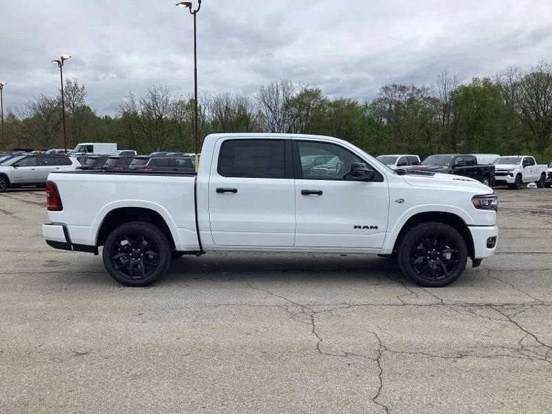 New 2026 Bright White Clear-Coat Exterior Paint RAM Laramie image 8