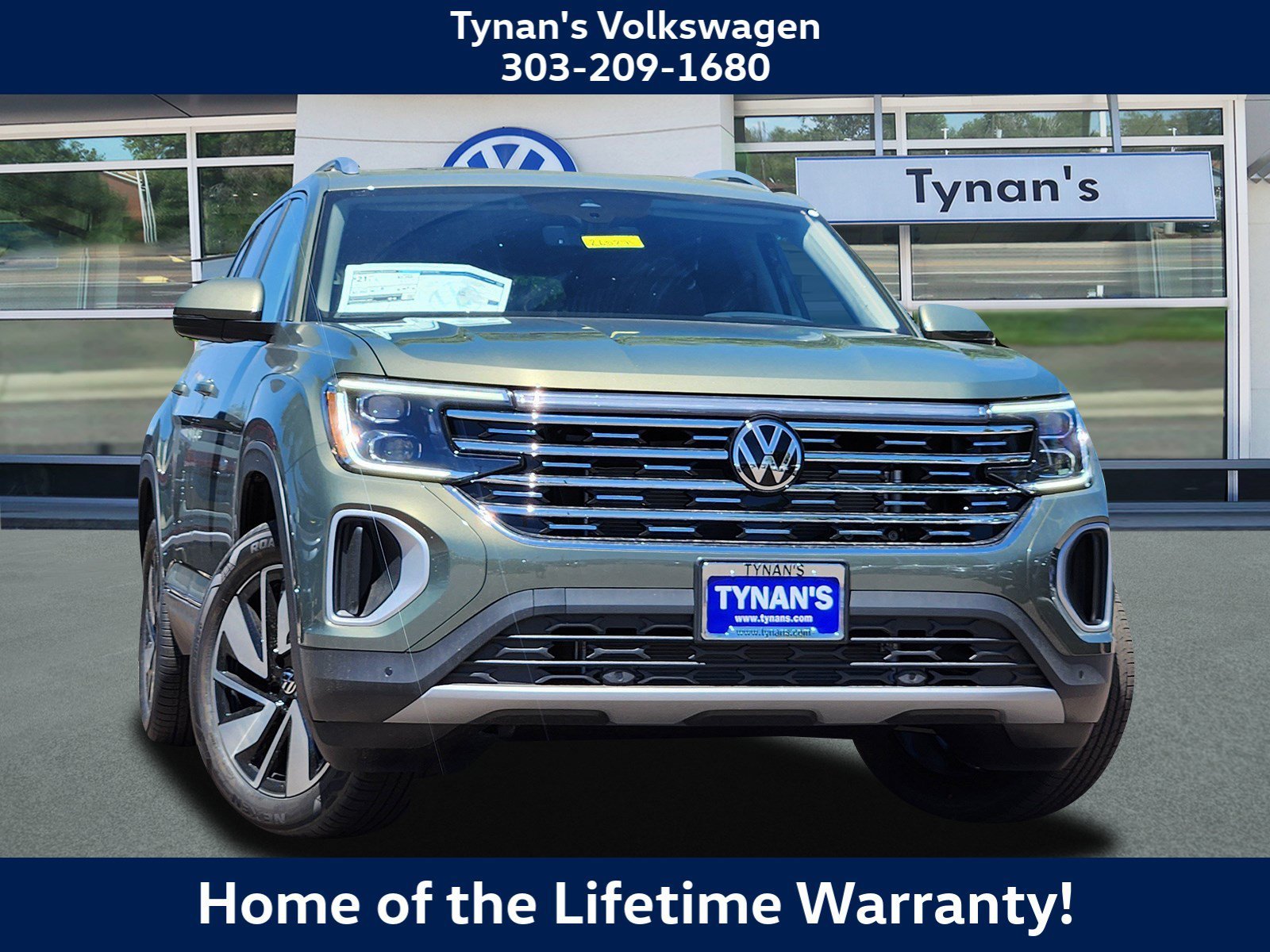 New 2026 Green Volkswagen 2.0T SEL image 1