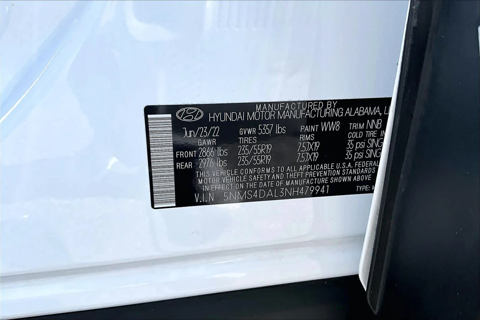 Used 2022 Quartz White Hyundai Limited image 37