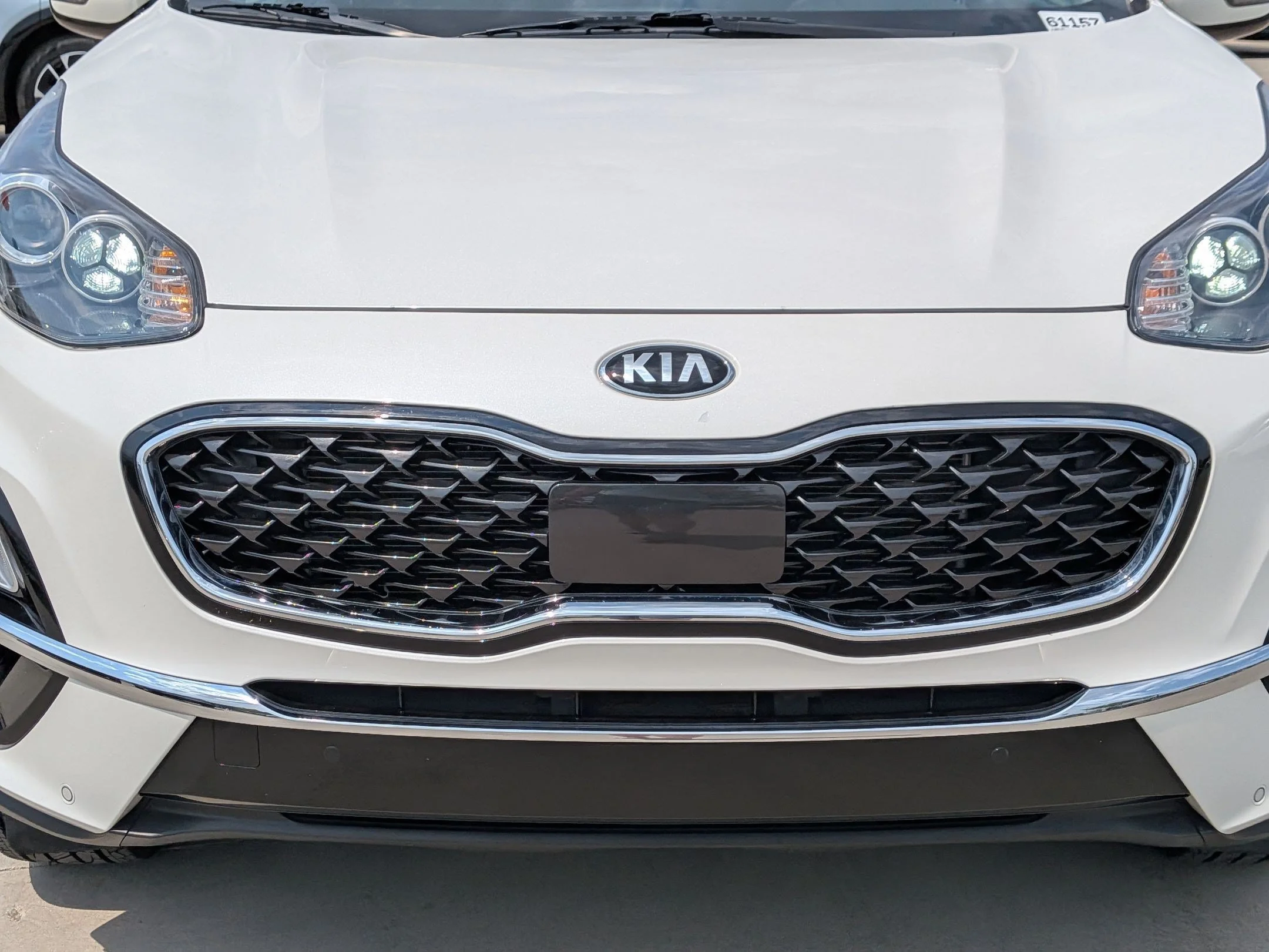 Used 2021 Snow White Pearl Kia EX image 9
