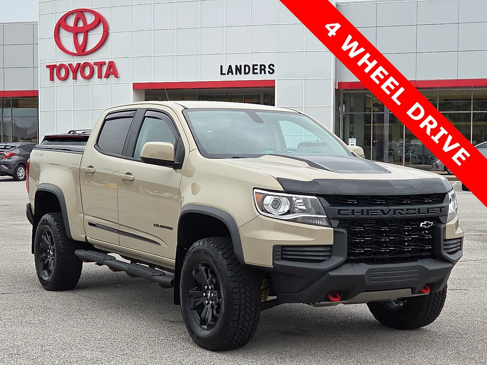 Used 2021 Sand Dune Metallic Chevrolet 4WD ZR2 image 1