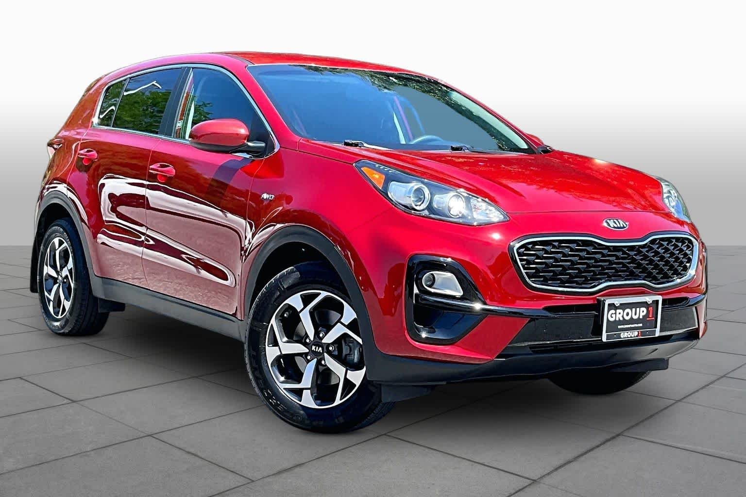 Used 2021 Hyper Red Kia LX image 3