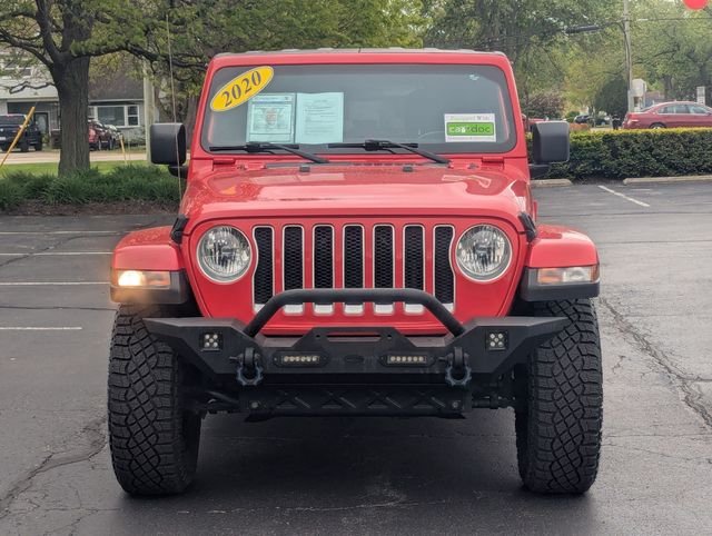 Used 2020 Firecracker Red Clearcoat Jeep Unlimited Sahara image 3