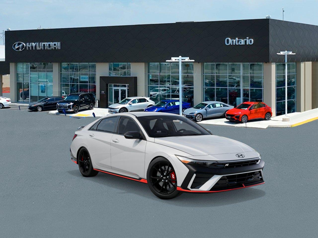 New 2026 White Hyundai Base image 2