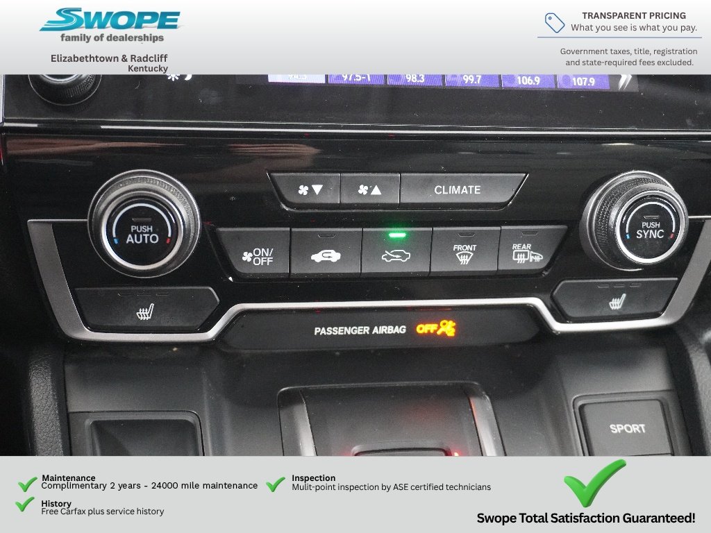 Used 2022 Obsidian Blue Pearl Honda EX image 22
