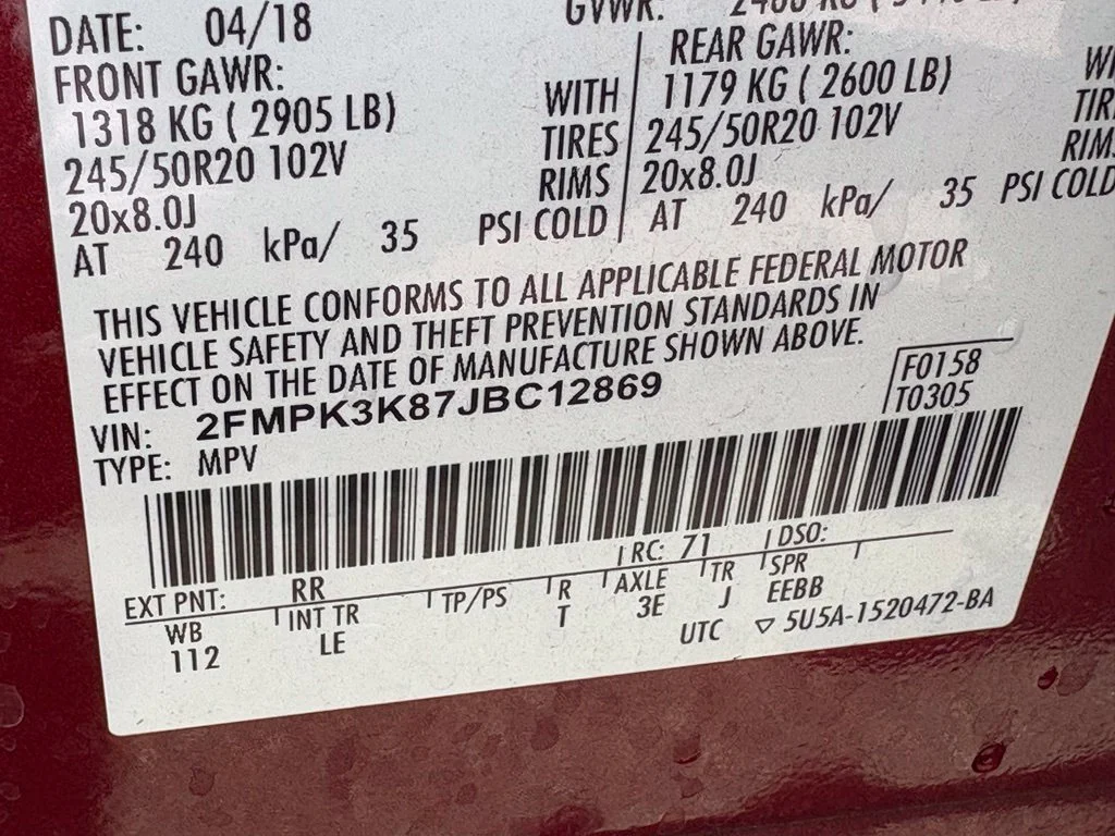 Used 2018 Red Ford Titanium image 19