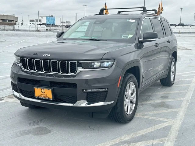 Certified Used 2021 Gray Jeep Limited image 3