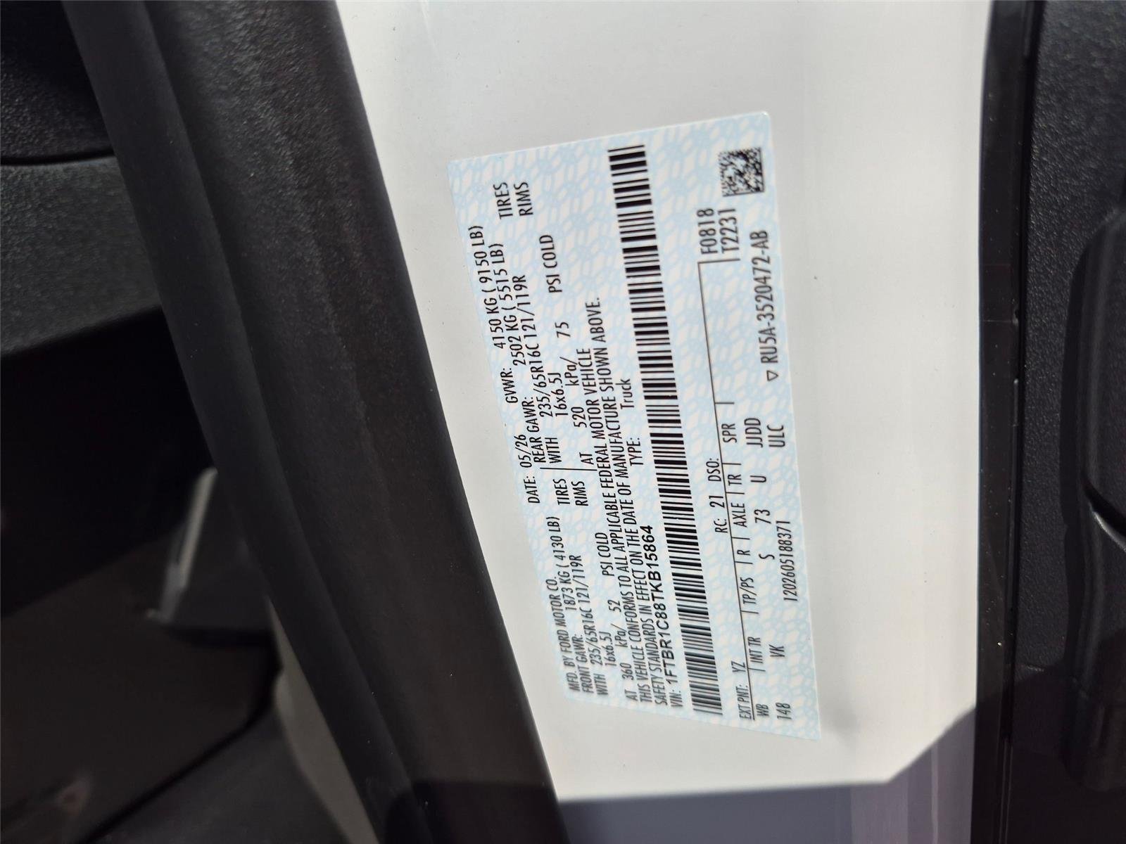 New 2026 Oxford White Ford T250 image 29