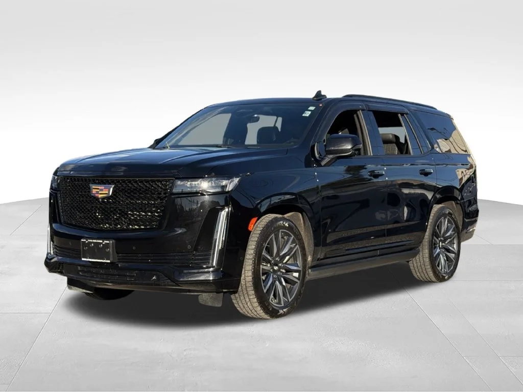 Used 2022 Black Cadillac Sport Platinum image 3