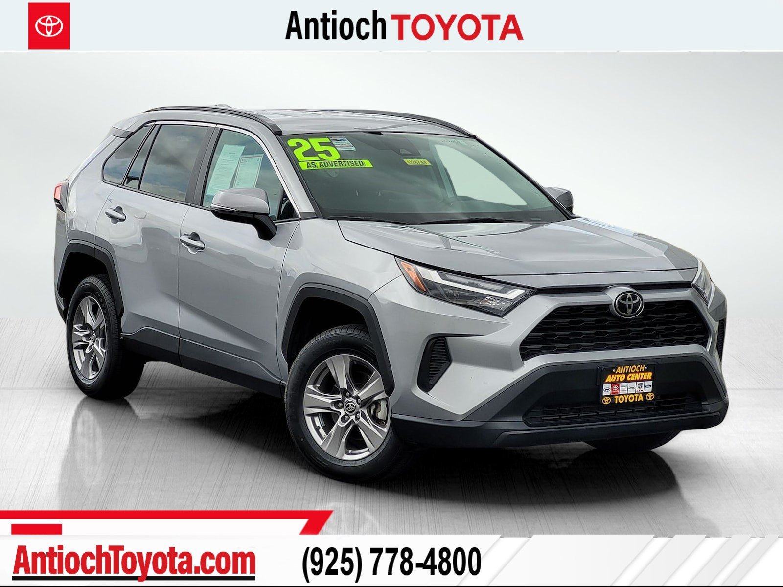 Certified Used 2025 Silver Toyota XLE image 1