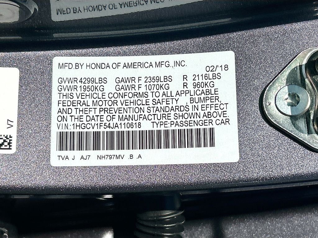 Used 2018 Modern Steel Metallic Honda EX-L image 33