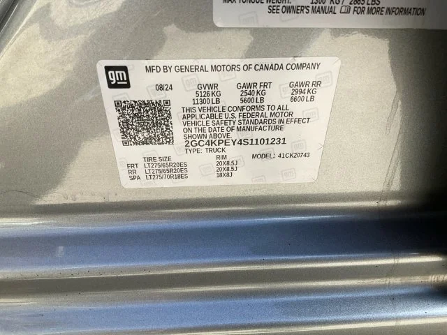 Used 2025 Sterling Gray Metallic Chevrolet LTZ image 20