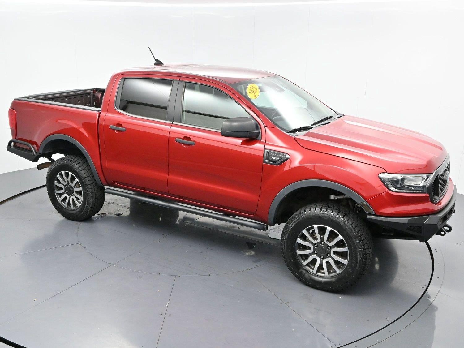 Used 2021 Rapid Red Metallic Tinted Clearcoat Ford XLT image 38