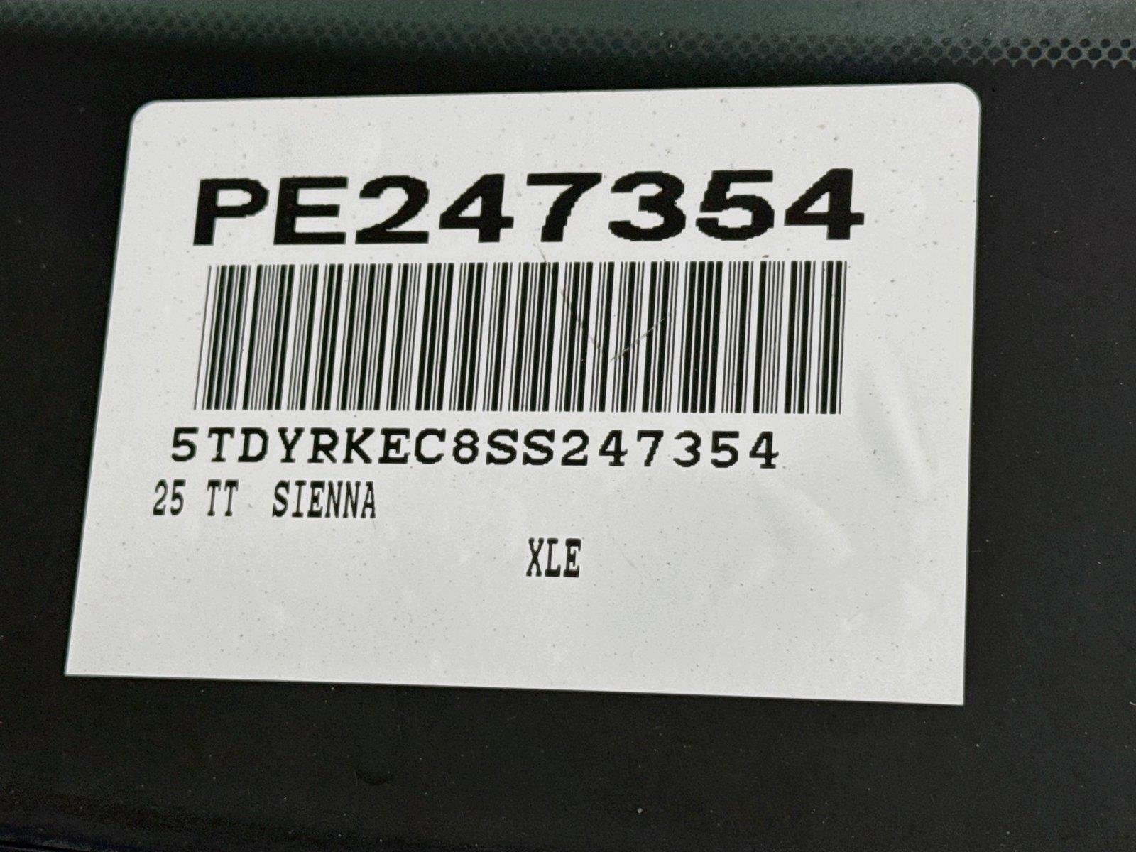 Certified Used 2025 Magnetic Gray Metallic Toyota XLE 8-Passenger image 46