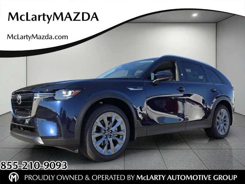 New 2026 Deep Crystal Blue Mica Mazda 3.3 Turbo Preferred AWD image 1