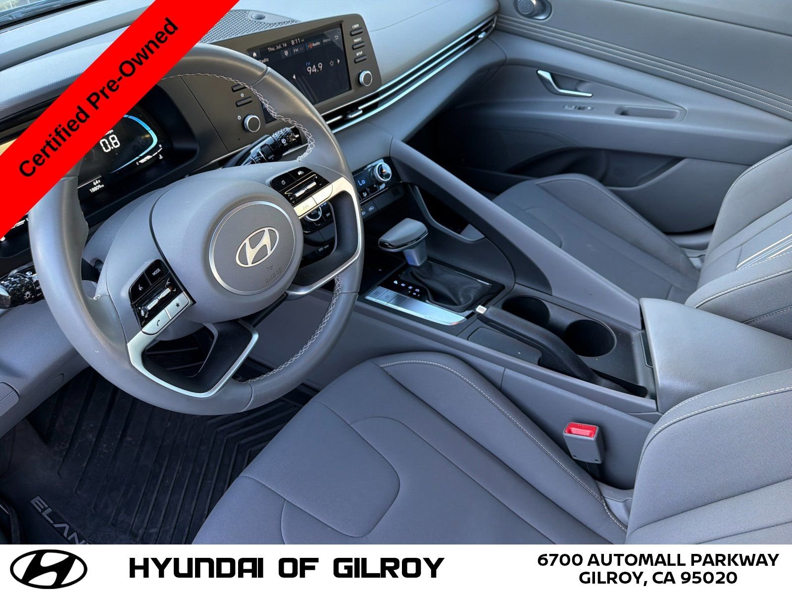 Certified Used 2025 Silver Hyundai SEL Sport image 11