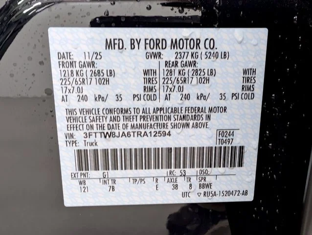 New 2026 Shadow Black Ford XLT image 21