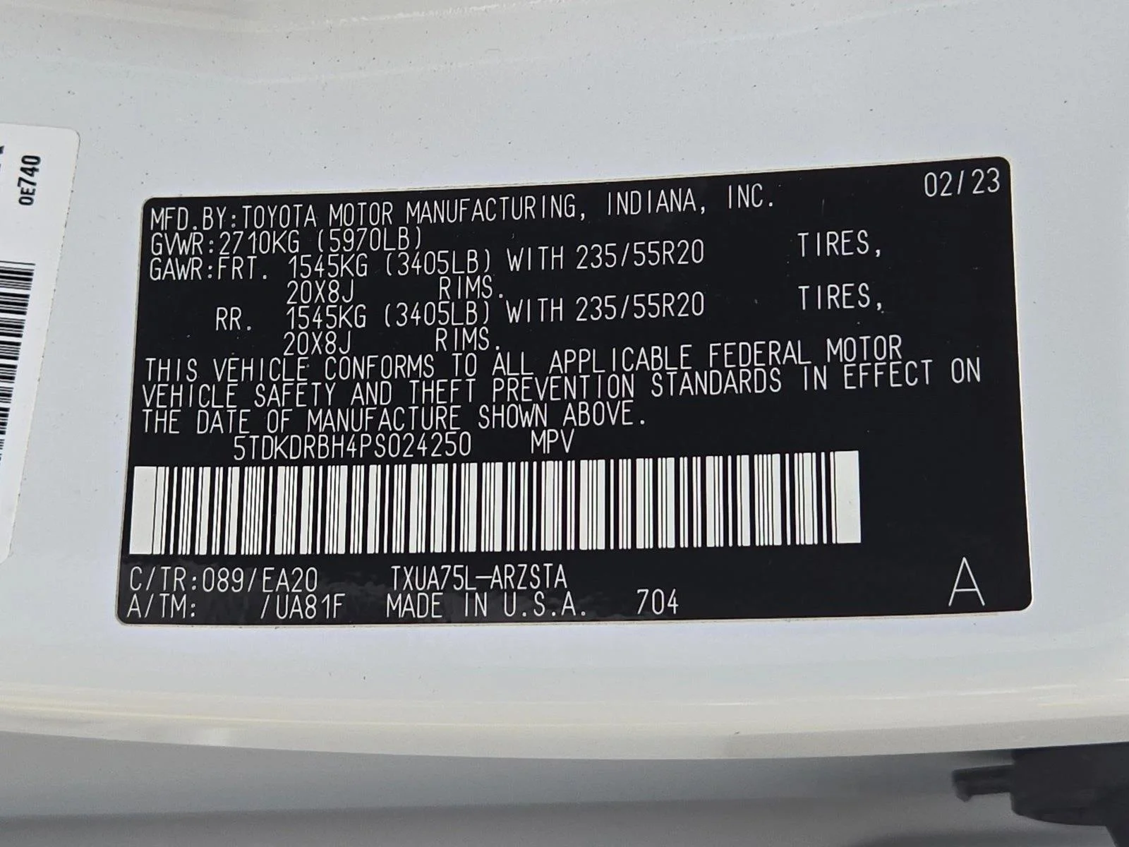 Used 2023 Wind Chill Pearl Toyota XSE image 26